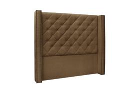 Cabeceira Vicenza Suede Caramelo Solteiro 0,90cm - Spezzia