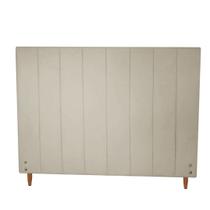 Cabeceira Vitória Para Colchão 1,28m Viúva Solteirão Suede Bege - Aurora Line Cabeceira Vitória Para Colchão 1,28m Viúva Solteirão Suede Bege - Aurora Line