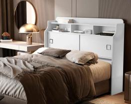 Cabeceira vj moveis jessica 1,38 2 portas branco