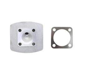 Cabeçote 80cc vela inclinada bicicleta motorizada + junta Cabeçote 80cc vela inclinada bicicleta motorizada + junta