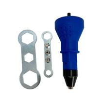 Cabeçote Bico De Aço Aplicador De Rebites Para Furadeira E Chaves De Acoplamento - Luatek Cabeçote Bico De Aço Aplicador De Rebites Para Furadeira E Chaves De Acoplamento - Luatek