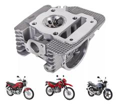 Cabeçote Completo Yamaha Factor 2009 a 2015 YBR 125 2006 a 2008 e XTZ 125 2006 a 2015 com furo para catalisador Cabeçote Completo Yamaha Factor 2009 a 2015 YBR 125 2006 a 2008 e XTZ 125 2006 a 2015 com furo para catalisador