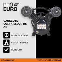 Cabeçote Compressor 10 Pcm Pés 140 Psi Libras - Pró Euro
