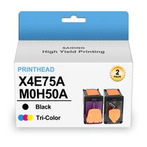 Cabeçote de Impressão SAIDING X4E75A M0H50A Preto e Tricolor Pacote com 2