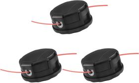 Cabeçote de nylon para aparador Envanptaz, kit com 3 para Echo série SRM Cabeçote de nylon para aparador Envanptaz, kit com 3 para Echo série SRM