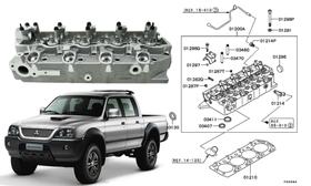 Cabeçote Do Motor Mitsubishi Pajero Sport Hpe 2.5 8V 2001 Até 2011 Hyundai Hr 2.5 8V 2008 Em Diante (bloco D4BH 4D56 Sem Válvulas) - Novo Memorial - 2