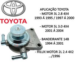 Cabeçote Filtro Combustivel Toyota Bandeirante / Hilux