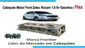 Cabeçote Ford Fiesta Ka Zetec Rocam 1.6 8v Gasolina / Flex