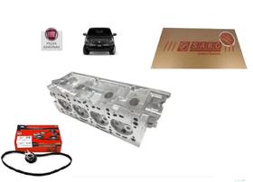 Cabeçote Junta Superior Kit Correia Uno Palio Mobi 1.0 Evo 4cc 7088323 KS210 63286 66636 81021