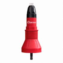 Cabeçote rebitador para furadeira 2,4 a 4,8 mm com 4 bicos Cabeçote rebitador para furadeira 2,4 a 4,8 mm com 4 bicos