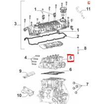 Cabecote uno argo mobi 3 cilindro completo 1.0 6v original