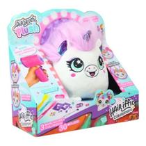 Cabeleireiro Unicórnio Airbrush Roxo Fun F01942