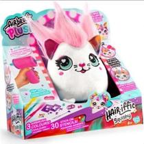 Cabeleleiro Gatinho Airbrush Rosa Fun F01942
