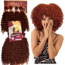 Cabelo 100% Fibra Orgânica Cacheado Curto Afro Goivo Cherey