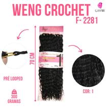 Cabelo 100% Orgânico Cacheado Solto / Fio A Fio Para Crochet Braids -Weng 300Gr -Sem Brilho