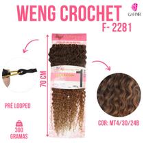 Cabelo 100% Orgânico Cacheado Solto / Fio A Fio Para Crochet Braids -Weng 300Gr -Sem Brilho