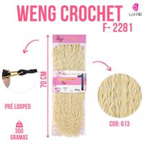 Cabelo 100% Orgânico Cacheado Solto / Fio A Fio Para Crochet Braids -Weng 300Gr -Sem Brilho