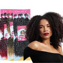 Cabelo Afro Curto Walter Fall Fibra Organica Cherey 240g 8 Telas