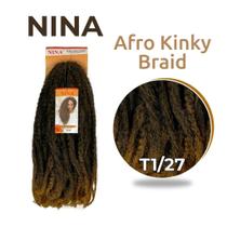 Cabelo Afro Marley Twist 45cm Fibra Crespa Natural Para Tranças Twists Dreads Leve Volumoso Realista