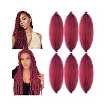 Cabelo Afro Twist Para Mulheres Negras, Cabelo Sintético Pré-Separado Para Tranças Marley, Ideal