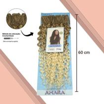 Cabelo Amara Fibra Sintética 316G 60Cm Para Crochet Braids