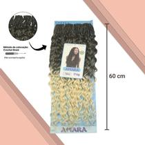 Cabelo Amara Fibra Sintética 316G 60Cm Para Crochet Braids