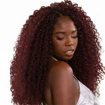 Cabelo Ambar Crochet Orgânico 60Cm Preto/Marsala Cabelo Ambar Crochet Orgânico 60Cm Preto/Marsala