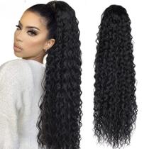 cabelo aplique rabo de cavalo tiras autocolantes fibra organica 70cm - Rass Hiar Cabelos Organicos, B