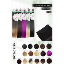 Cabelo Aplique Tic Tac 100% Orgânico 80cm Mr Cc Hair