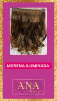 Cabelo aplique tic tac 100% orgânico, ondulado idêntico ao cabelo humano