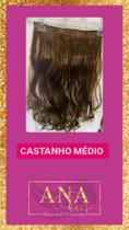 Cabelo aplique tic tac 100% orgânico, ondulado idêntico ao cabelo humano