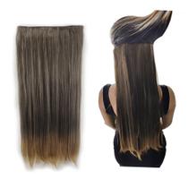 Cabelo Aplique Tic Tac 60Cm Fibra Japonesa Orgânica Liso