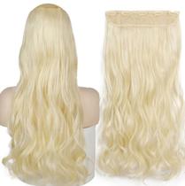 Cabelo Aplique Tic Tac Orgânico Ondulado 65Cm Preto