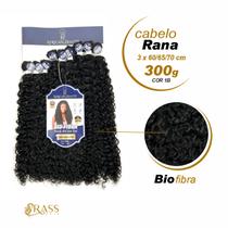 Cabelo Bio Fibra Cacheado Rana African Beauty Volumão 300Gr - Rass Hair