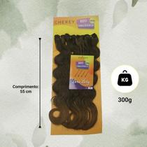 Cabelo bio orgânico doris 55cm 300g entrelace