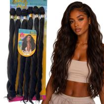 Cabelo Bio Orgânico Ondulado Thais 300g Mega Hair Entrelace