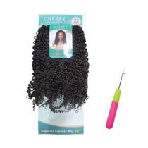 Cabelo Bio Orgânico Super Crochet 60cm 300g Mais Agulha de Brinde