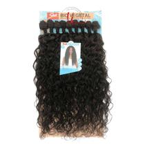 Cabelo Bio Vegetal Cacheado Sleek 80cm 320g 9 Telas para Alongamento Natural e Volume Realista