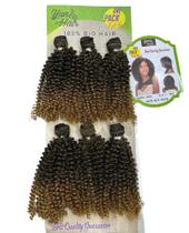 Cabelo Bio Vegetal Cachos Fechados Natalia Lindissimo Preto