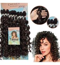 Cabelo Bio Vegetal Taissa Cacheado 300g Na Tela Cherey Cor 4