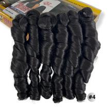 Cabelo Bouncy French Curl Ser Mulher Para Tranças 480 Gramas 70cm Fibra Premium