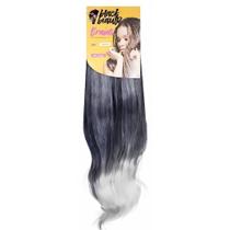 Cabelo Box Braids Jumbão 51" 400g Preto/Branco Cabelo Box Braids Jumbão 51" 400g Preto/Branco