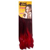 Cabelo Box Braids Jumbão 51" 400g Preto/Vermelho Cabelo Box Braids Jumbão 51" 400g Preto/Vermelho