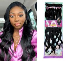 Cabelo Brazilian Style Fibra Organica Premiun 9 pcs 320gr