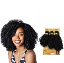 Cabelo Cacheada Afro Goivo Bio Fibra 285g Preto