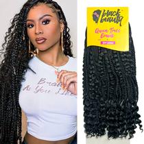 cabelo cacheado afro queen trees braids black beauty 300grs