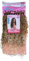 Cabelo Cacheado Brazilian Virgin Hair Sleek Bio Vegetal Estilo Alessia Plus Tamanho 75cm (320g)