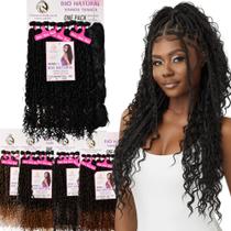 Cabelo Cacheado Com Jumbo 2 Em 1 Bio Fibra Natural Miss Pink