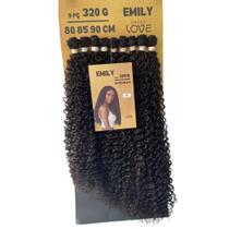 Cabelo Cacheado Emily Breed Love 320g Fibra Bio Proteína