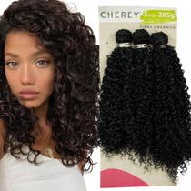 Cabelo Cacheado Estilo Goivo Bundles Cherey Golvo Organico